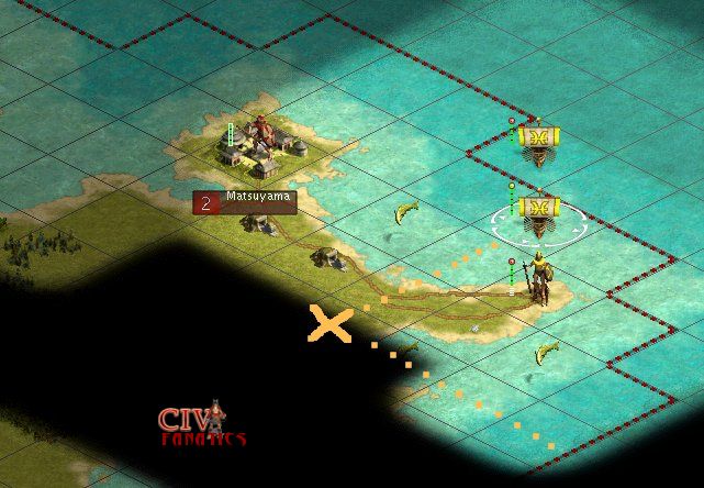 Positions of Far Off Landing Forces in 210AD