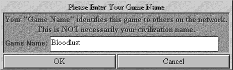 Enter Game Name
