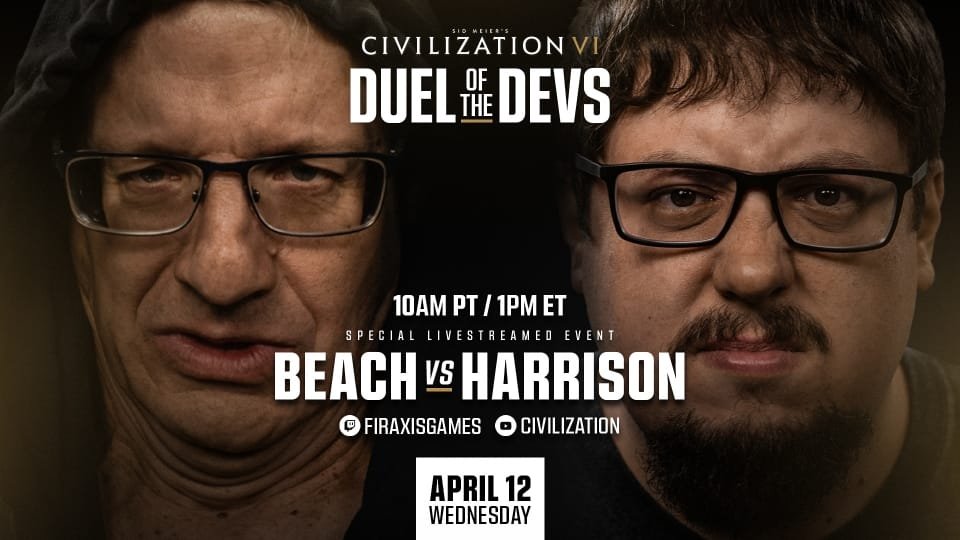 Civilization 6 Streamers Civilization 6 Leader Pass: Duel of the Devs – 4/12 Livestream ...