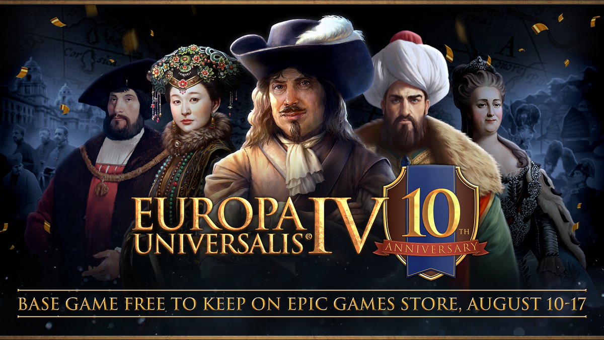 Europa Universalis IV: Free to play until Sept 15, and 75% off